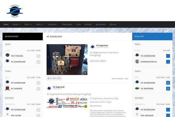 Scoreline theme site design template sample