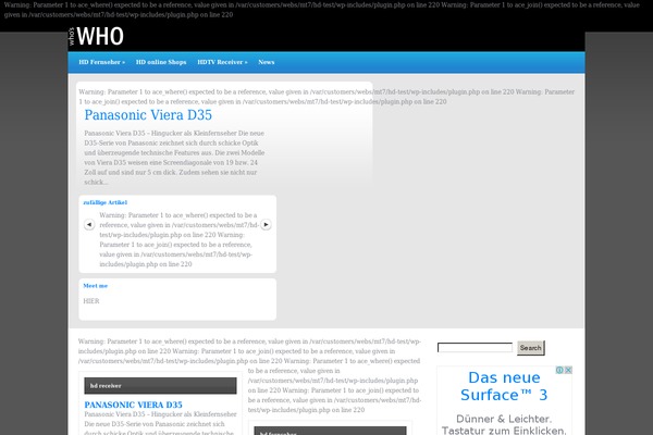 WhosWho theme site design template sample