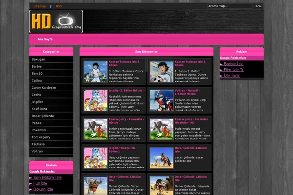 hdcizgifilmizle.org site used Ht-dizi