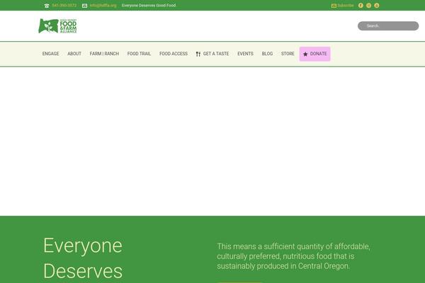 Jupiter theme site design template sample