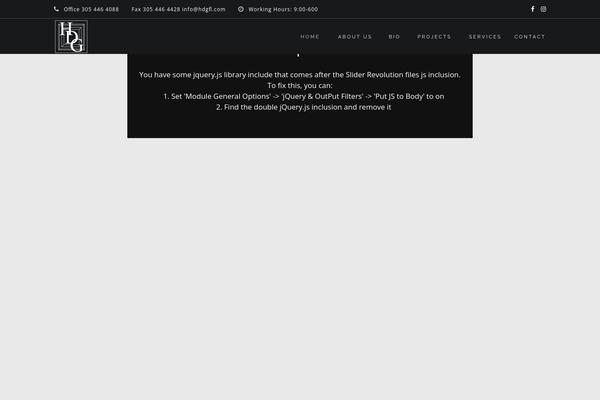 hdgfl.com site used Archi