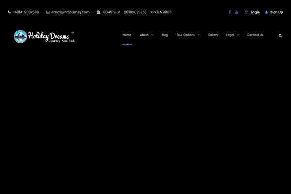 TravelTour theme site design template sample