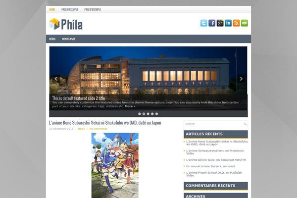 Phila theme websites examples