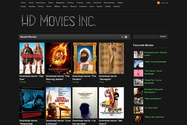 Videozoom theme site design template sample
