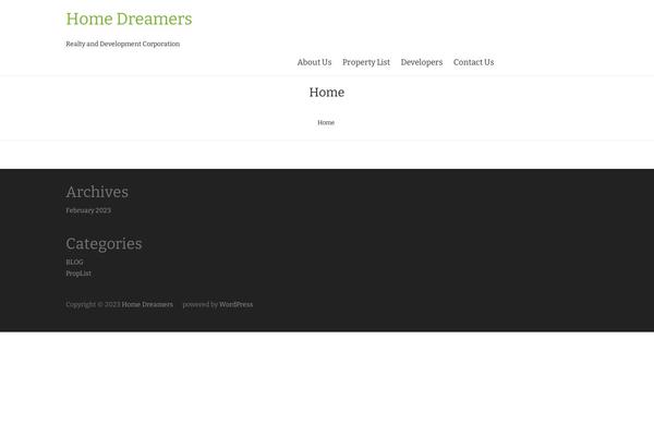 Site using Essential-real-estate plugin