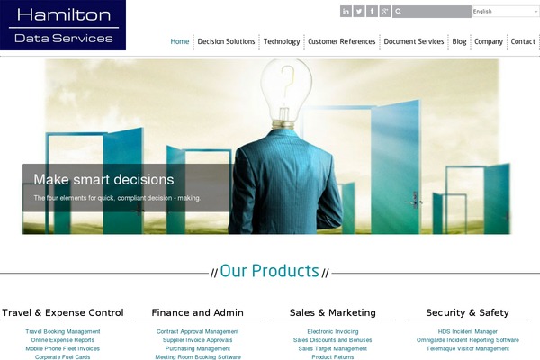 Stack website example screenshot