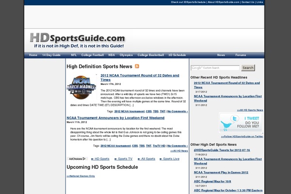 hdsports theme websites examples