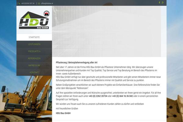 Vertikal theme site design template sample