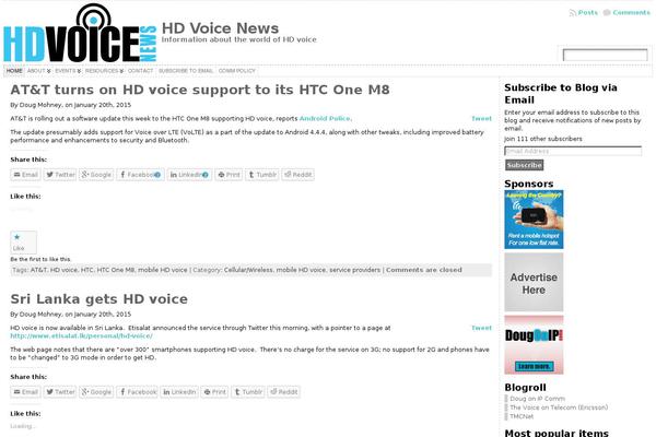 Site using Sociable plugin