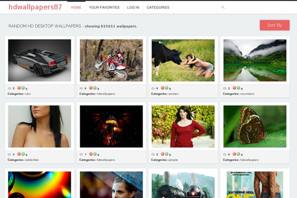Hoarder theme site design template sample