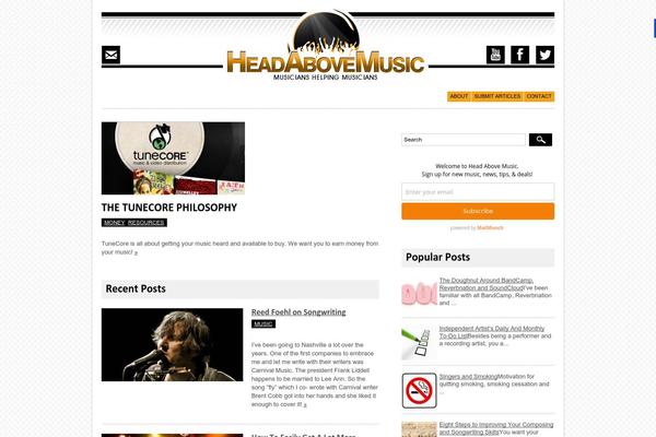 headabovemusic.com site used Ham