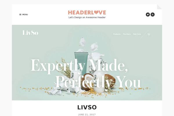 Hoffman theme site design template sample