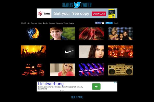 Grid Theme Responsive theme site design template sample