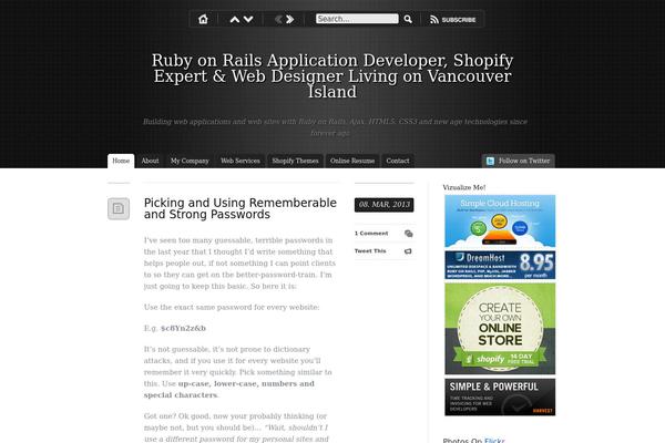 Retreat theme site design template sample