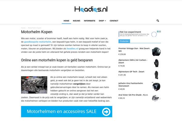 15Zine theme site design template sample