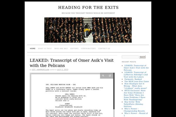 Brunelleschi theme site design template sample