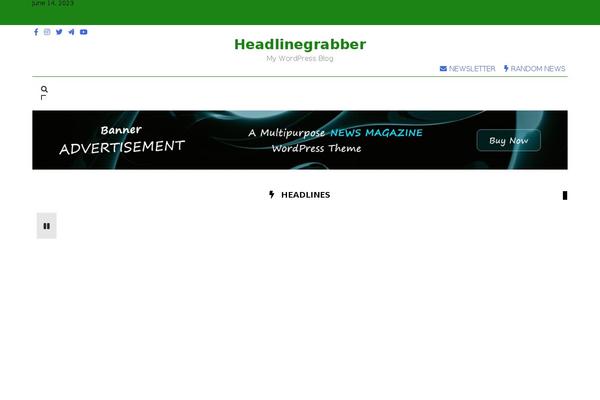 headlinegrabber.org site used Newsmatic