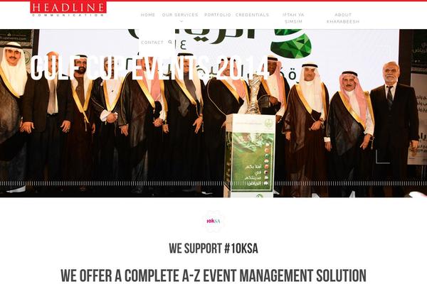 Senna theme site design template sample