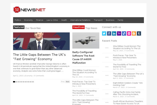 NewsPlus theme site design template sample