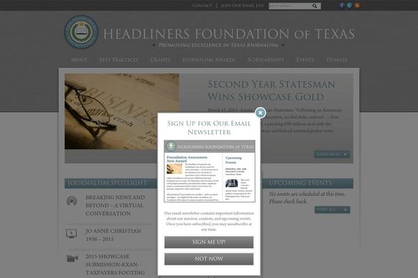 Hf theme site design template sample