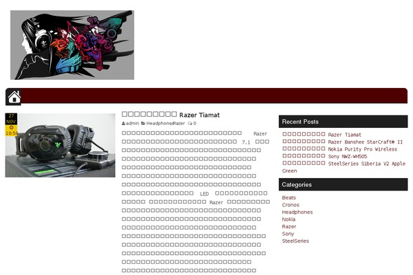Top Mag theme site design template sample