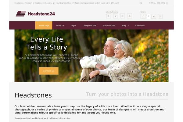 Blessing theme site design template sample