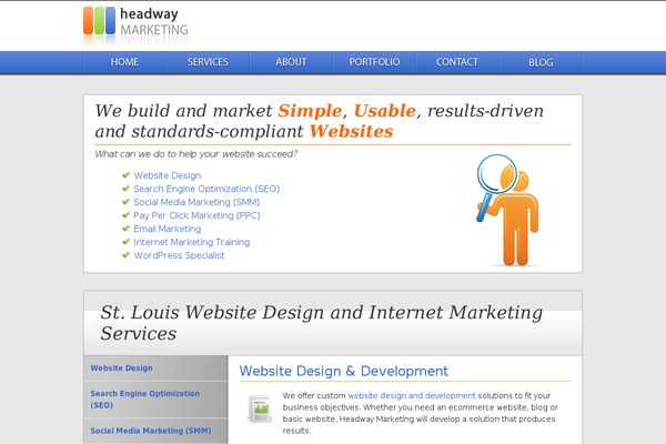 headway_8.2009 theme websites examples