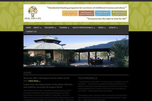 Relief theme site design template sample