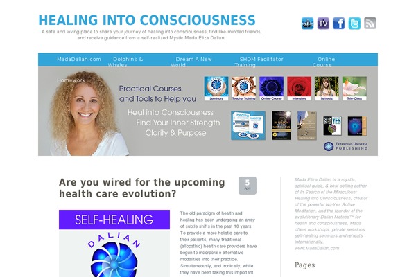 Tranquil Reflections theme site design template sample