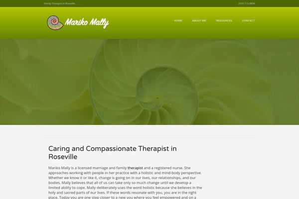 Karma theme site design template sample