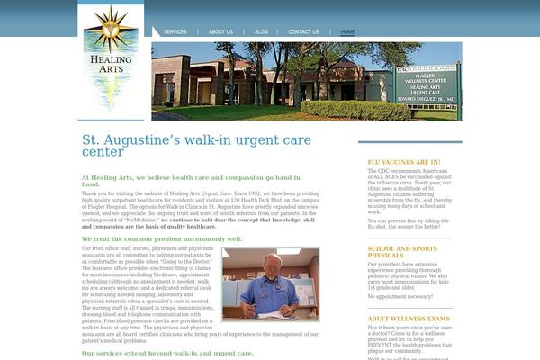 healingarts theme websites examples