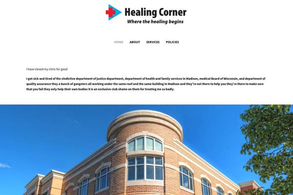 Infinite theme site design template sample