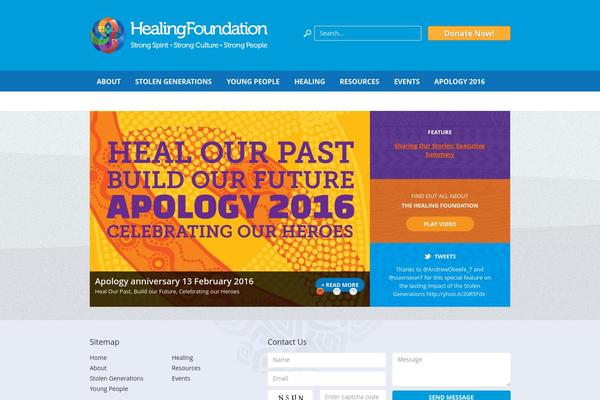 healingfoundation.org.au site used Healing