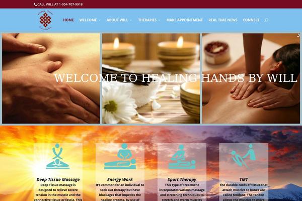 Gleam theme site design template sample