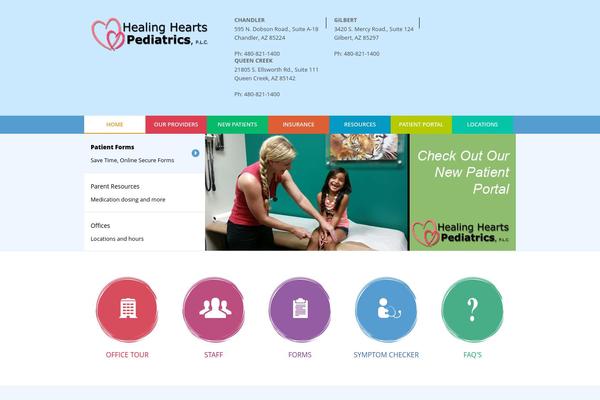 healingheart theme websites examples