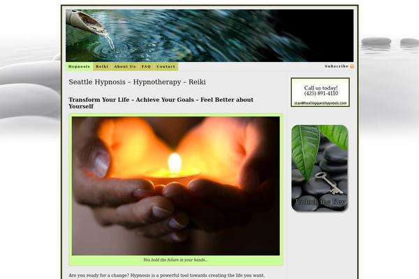Hypnosis theme site design template sample