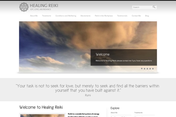 Reflection theme site design template sample
