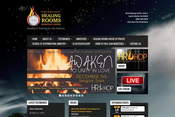 Resurrect theme site design template sample