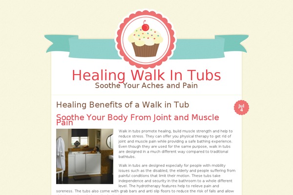 Buttercream theme site design template sample