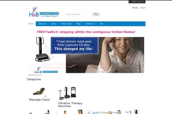 Site using Woo-product-slider plugin