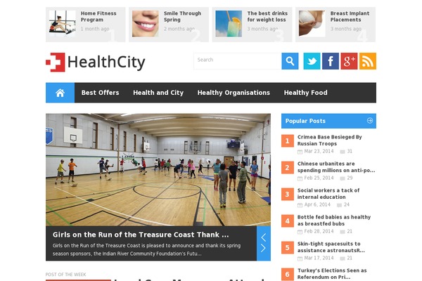 Metro theme site design template sample