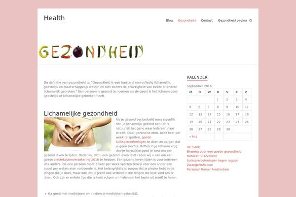 Esteem theme site design template sample
