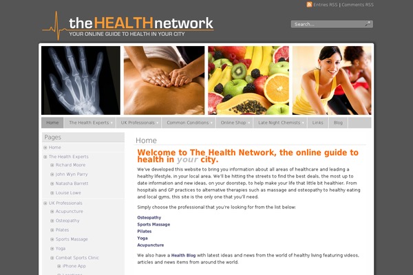 Panorama theme site design template sample