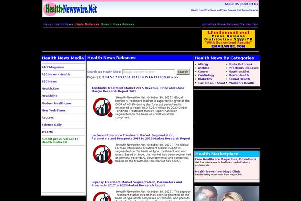 health-newswire.net site used Investors-newswire