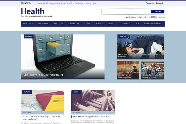 CheerUp theme site design template sample