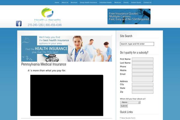 healthandbenefitsasap.com site used Kreativ