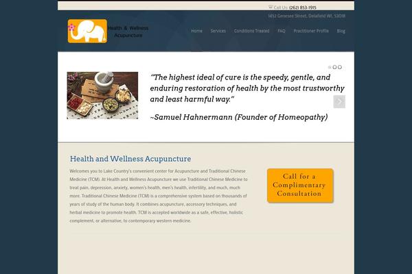 Progressio theme site design template sample