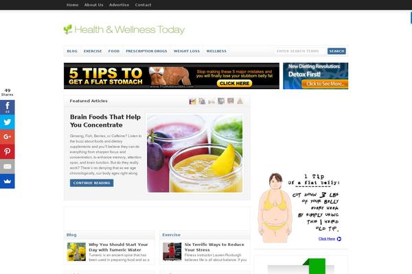 Site using Super RSS Reader plugin