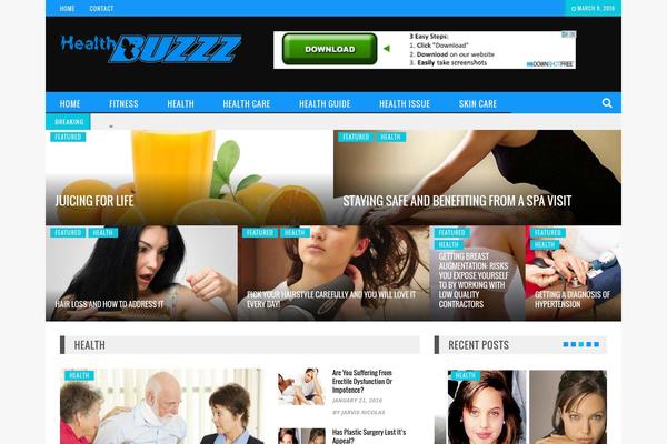 healthbuzzz.com site used Newscode