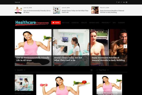 Presto theme site design template sample